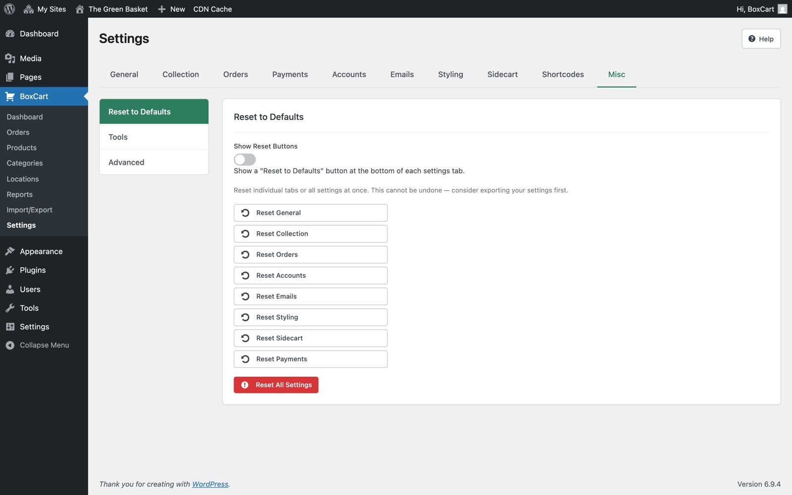 Security & Privacy Settings